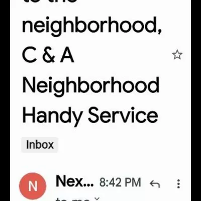 C & A Neighborhood Handy Work