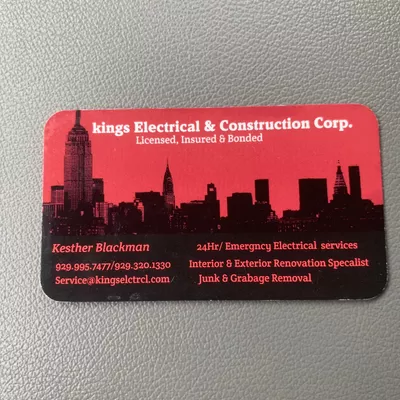 Kings electrical and construction