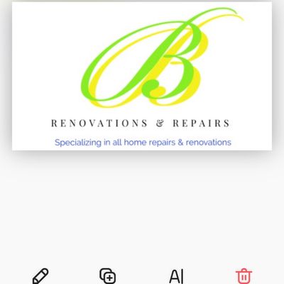 Renovations and repairs
