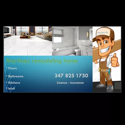 Martínez remodeling home