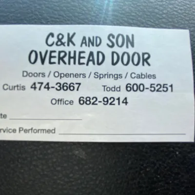 C&K and Son Over Head Door