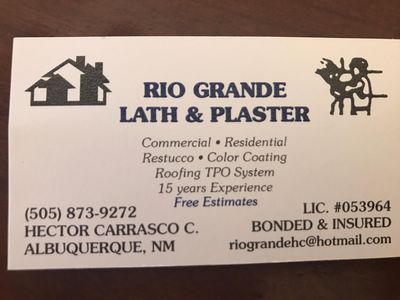 Río Grande Lath & Plaster