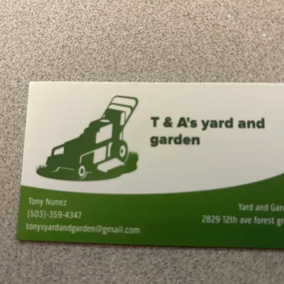 T & A’s yard and garden