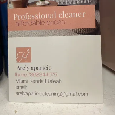 Arely Aparicio Cleaning