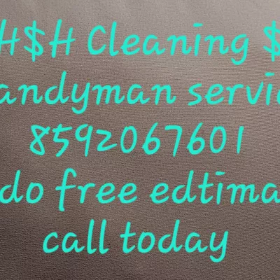 H$H Cleaning $ Handyman service