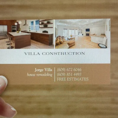 Villa construction