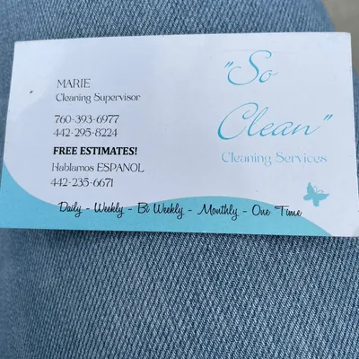 So clean