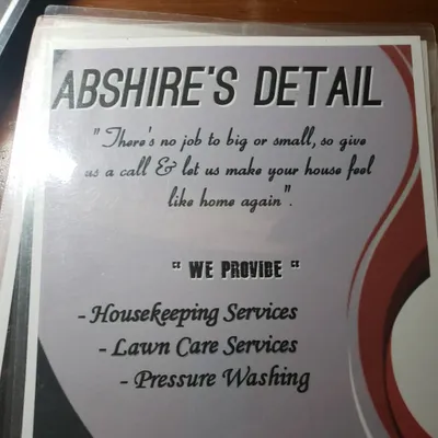 Abshires cleaning service
