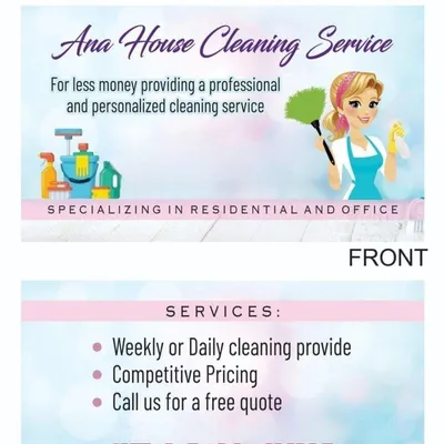ana house cleaning service for les money