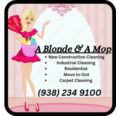 A Blonde & A Mop
