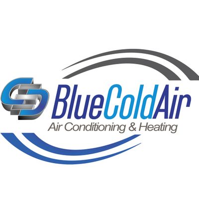 Blue Cold Air Conditioning and Heating