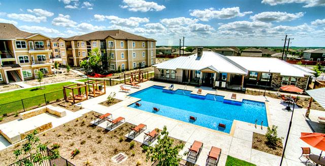 #2  Floor Plan 1x1 - Villa Espada, San Antonio, TX for Rent