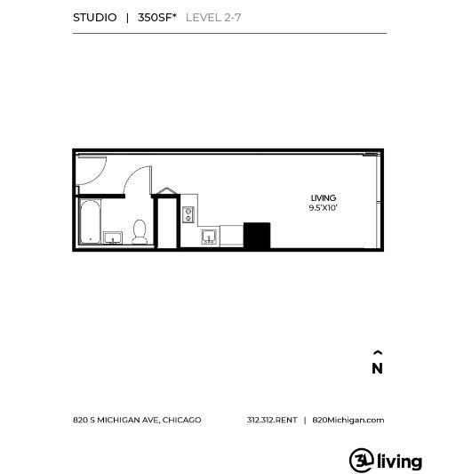 Rental listing in West Loop, Downtown. Contact the landlord or property manager direct about rental.