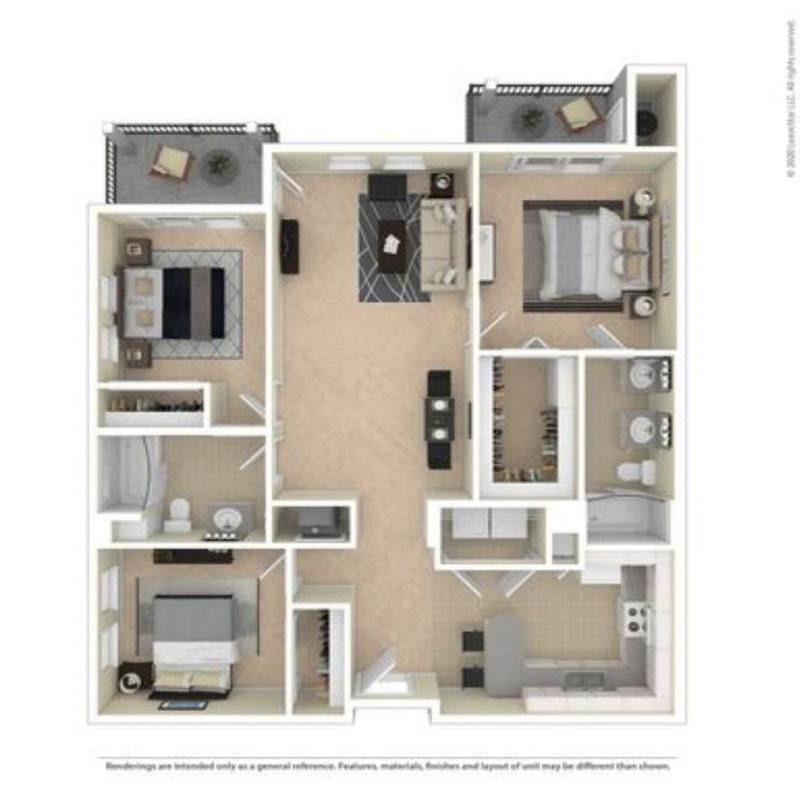 Furnished Rancho Penasquitos, Northeastern San Diego room for rent in 3 Bedrooms, Apartment for 975 per month. Room ID 4738289
