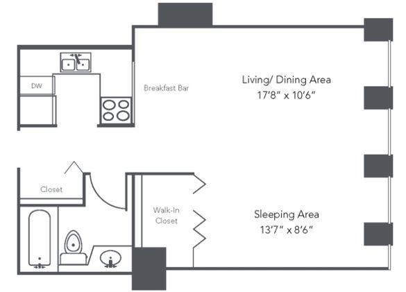Rental listing in Near North, Downtown. Contact the landlord or property manager direct about rental.
