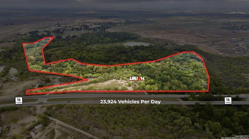 27.92 acres on State Highway 16, Von Ormy, TX 78073 for Sale
