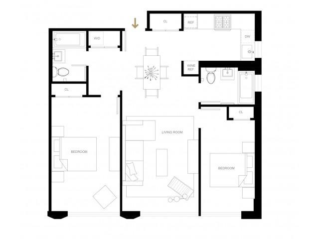 2 bedroom in Manhattan NY 10011 for Rent