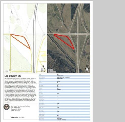 Plot For Sale In Baldwyn, Mississippi