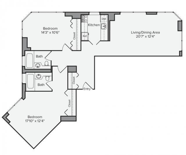 2 bedroom in Manhattan NY 10019 for Rent