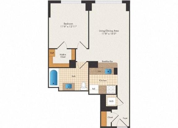 15 Bank Apartments - Belmont - 1 Bed 1 Bath for Rent