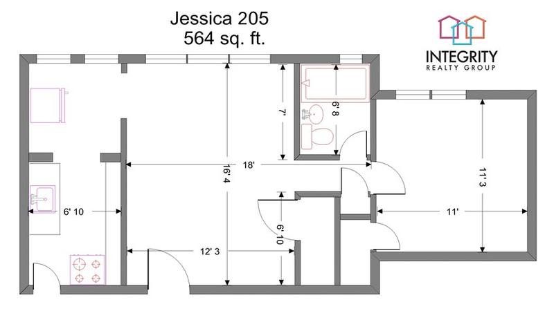 Integrity Cleveland Heights - Jessica 1 Bedroom 1 Bath A for Rent