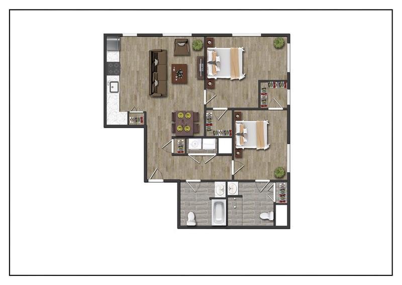 North Square Apartments at The Mill District - 2L for Rent