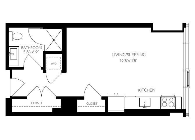 The Benjamin Seaport Residences - SA - 2 for Rent