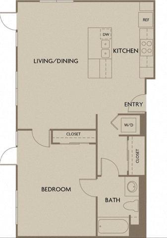 Theatre Square Apartments - One Bedroom (Industrial Lofts) for Rent