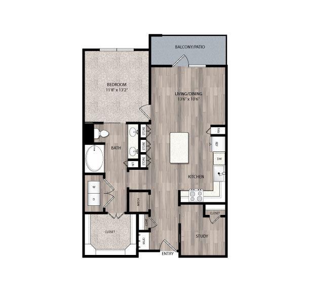 The Edison at Frisco - A5 with Study for Rent