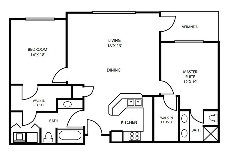 Pallas Townhomes and Apartments - B6 for Rent