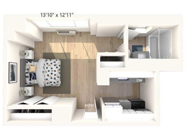 0 Bedroom 1 Bath In Manhattan NY 10019 for Rent