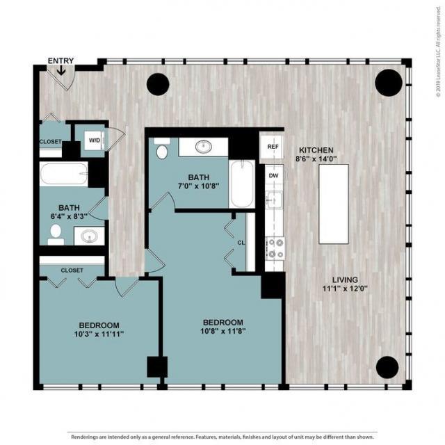 2 Bedroom 2 Bath In Oak Park IL 60301 for Rent