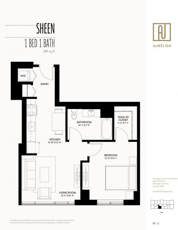 1 Bedroom 1 Bath In Chicago IL 60610 for Rent