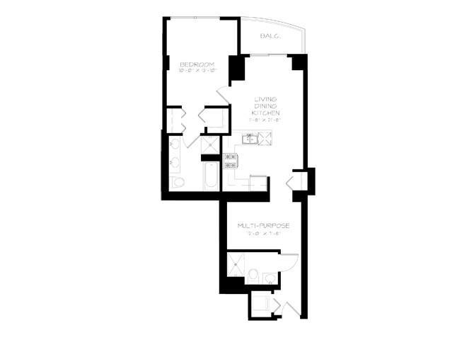 1 Bedroom 2 Bath In Chicago IL 60605 for Rent