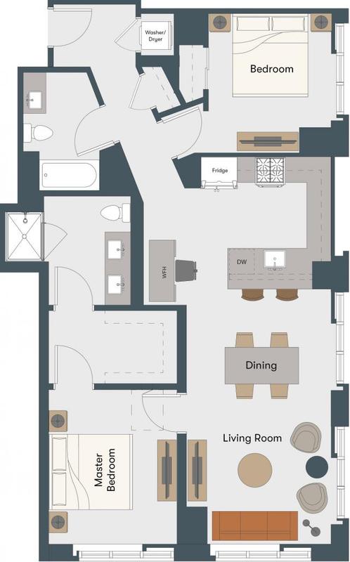2 Bedroom 2 Bath In Chicago IL 60607 for Rent