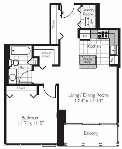 1 Bedroom 1 Bath In Chicago IL 60601 for Rent