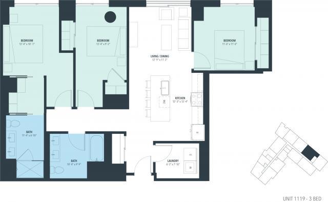 3 Bedroom 2 Bath In Chicago IL 60642 for Rent