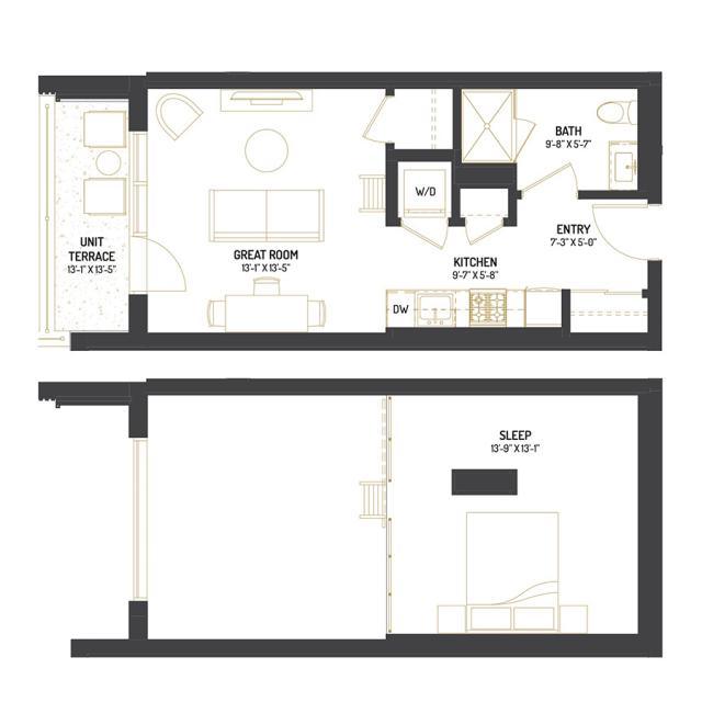 0 Bedroom 1 Bath In Chicago IL 60640 for Rent