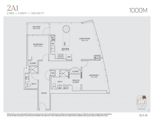2 Bedroom 2 Bath In Chicago IL 60605 for Rent