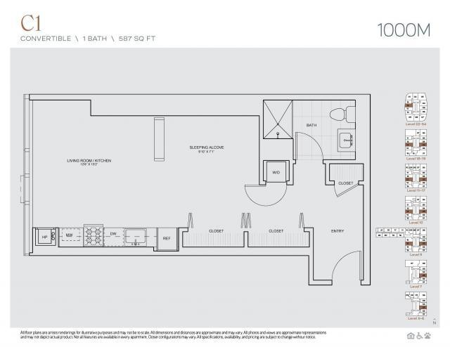 0 bedroom in Chicago IL 60605 for Rent