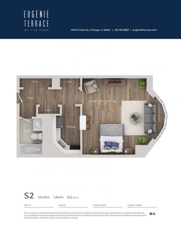0 Bedroom 1 Bath In Chicago IL 60614 for Rent