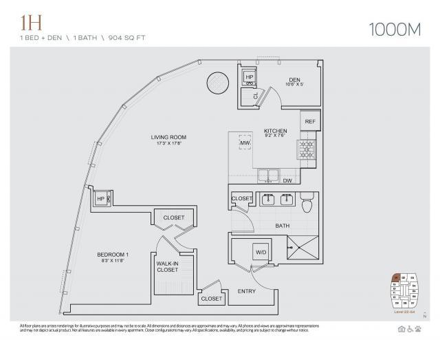 1 Bedroom 1 Bath In Chicago IL 60605 for Rent