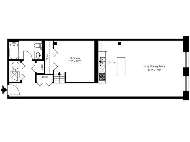1 Bedroom 1 Bath In Chicago IL 60605 for Rent