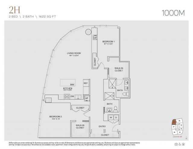 2 Bedroom 2 Bath In Chicago IL 60605 for Rent
