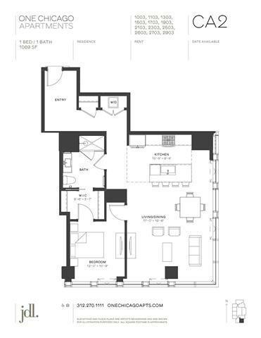 1 Bedroom 1 Bath In Chicago IL 60654 for Rent