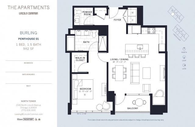 1 Bedroom 1 Bath In Chicago IL 60614 for Rent