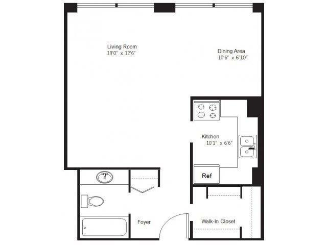 0 Bedroom 1 Bath In Chicago IL 60613 for Rent