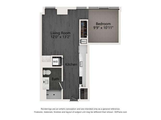 1 Bedroom 1 Bath In Chicago IL 60607 for Rent
