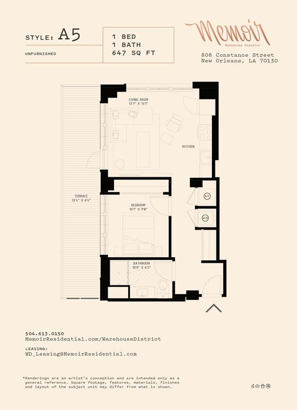 Memoir Warehouse District - A5 for Rent
