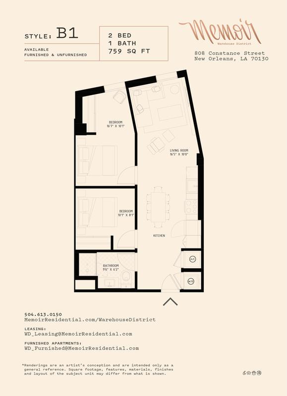 Memoir Warehouse District - B1 for Rent